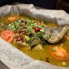 老坛酸菜金汤烤鱼 Sauerkraut Grilled Fish